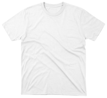 Camiseta blanca personalizada, frente